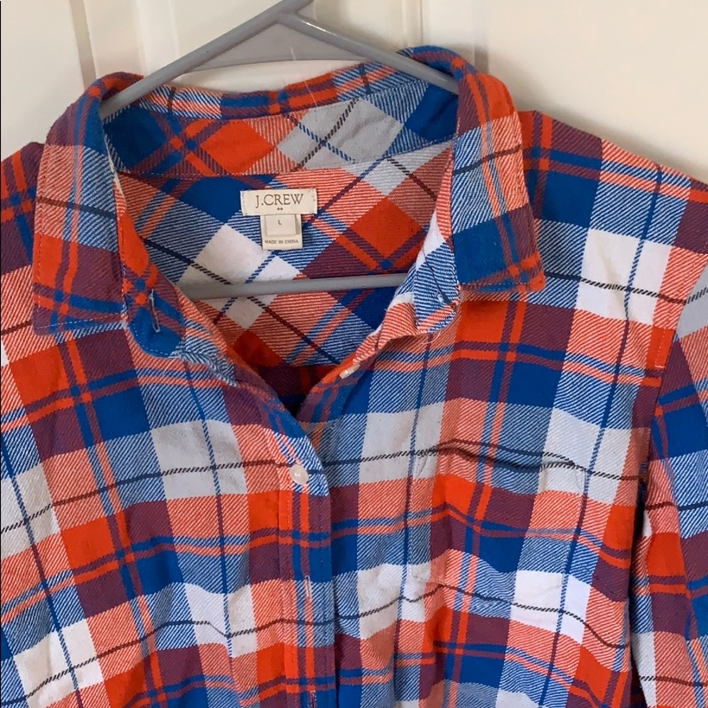 J Crew flannel like new